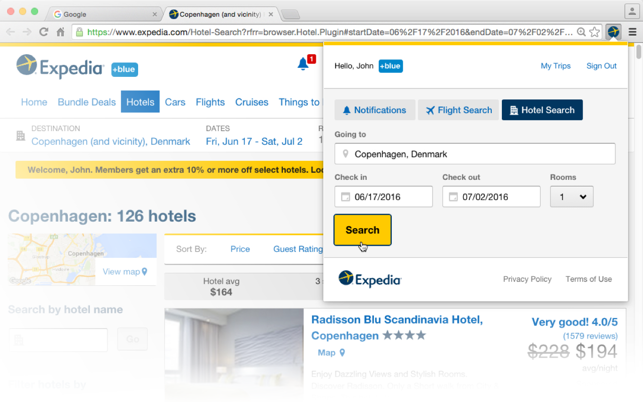 Expedia 会员尊享优惠