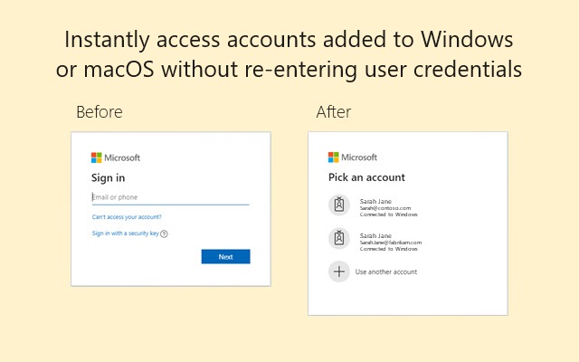 Microsoft Single Sign On