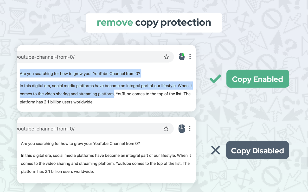 允许复制 - 启用右键
