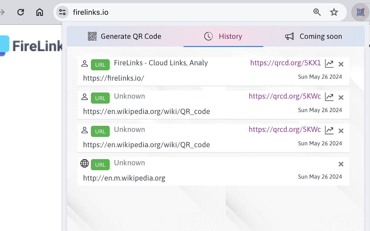 QR Code（生成器和读取器）