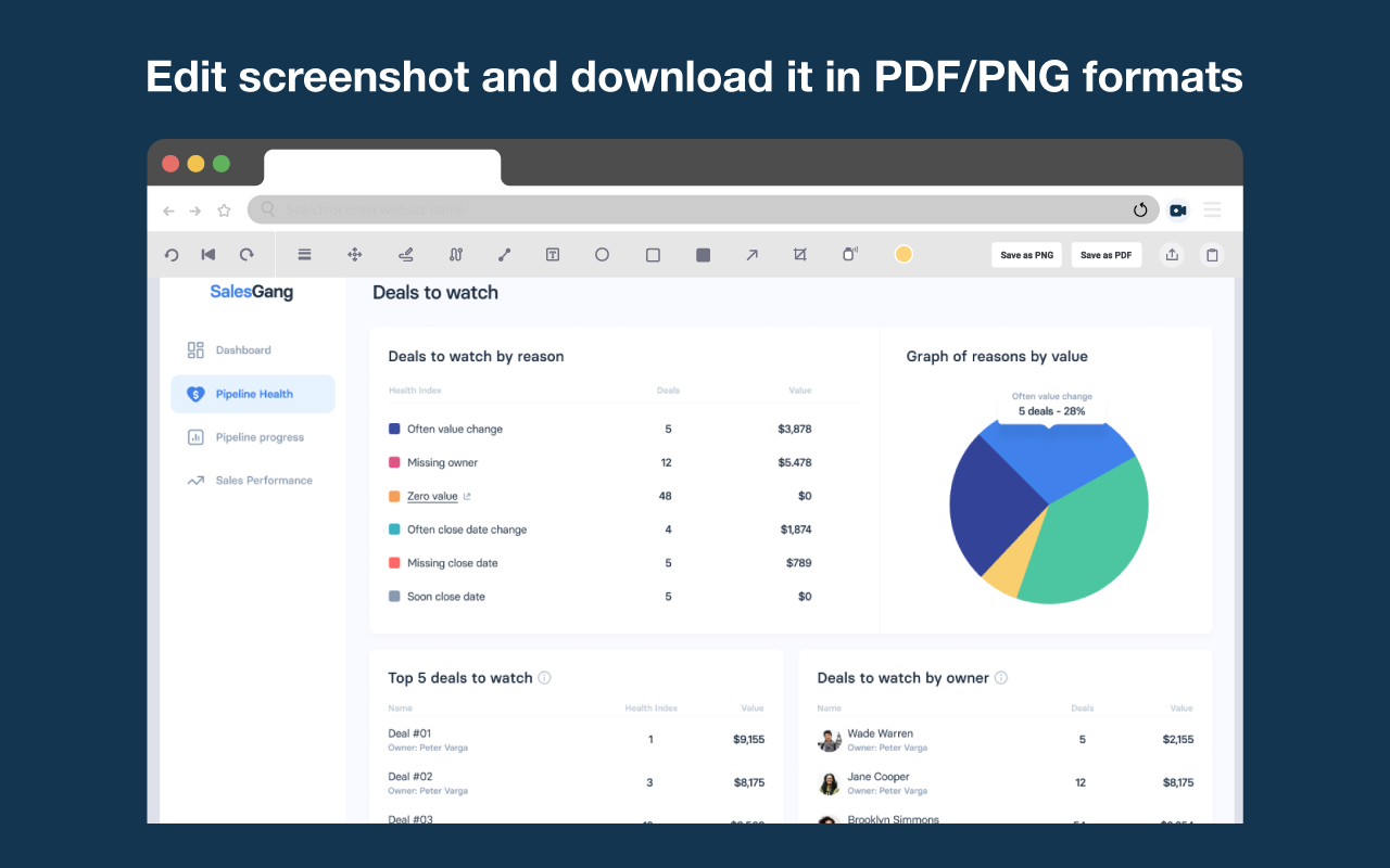 截屏和屏幕视频录制 - Screeny