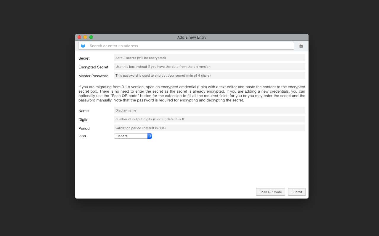 Open Two-Factor Authenticator