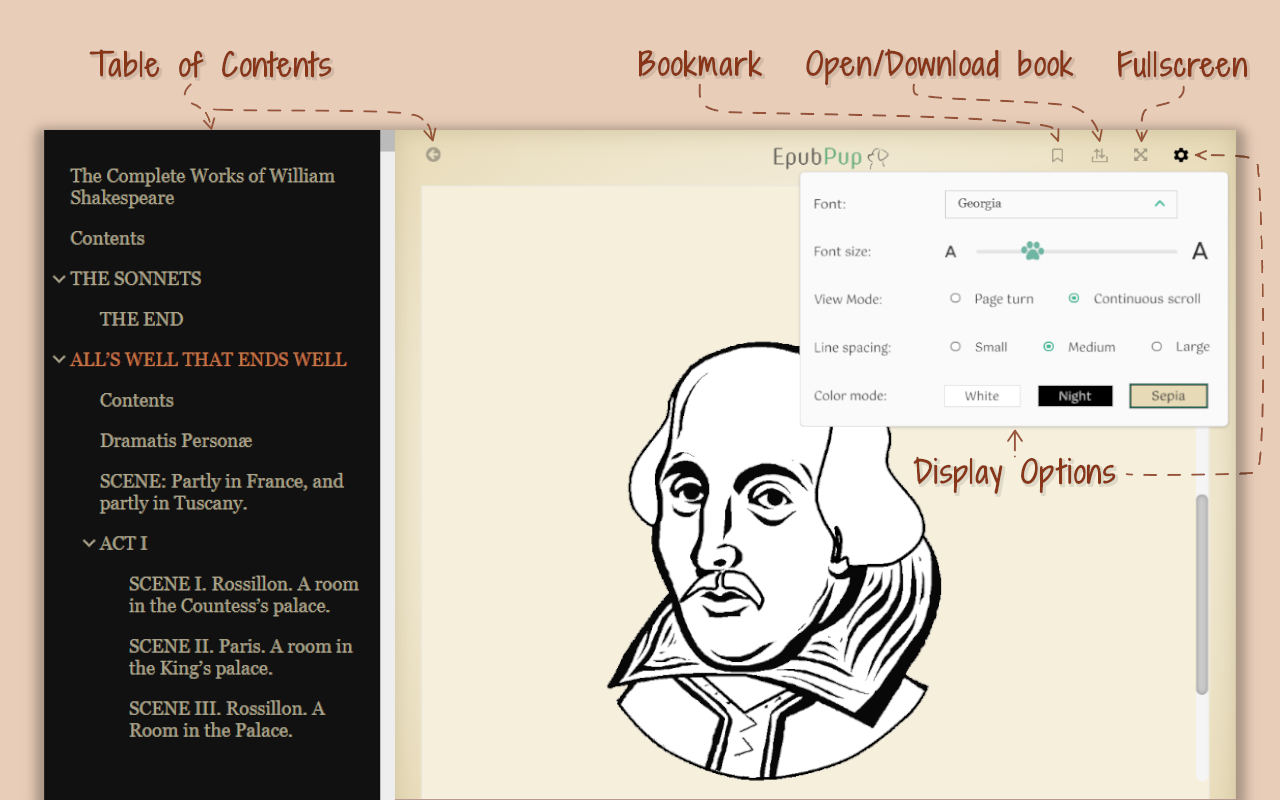 EpubPup - EPUB Reader
