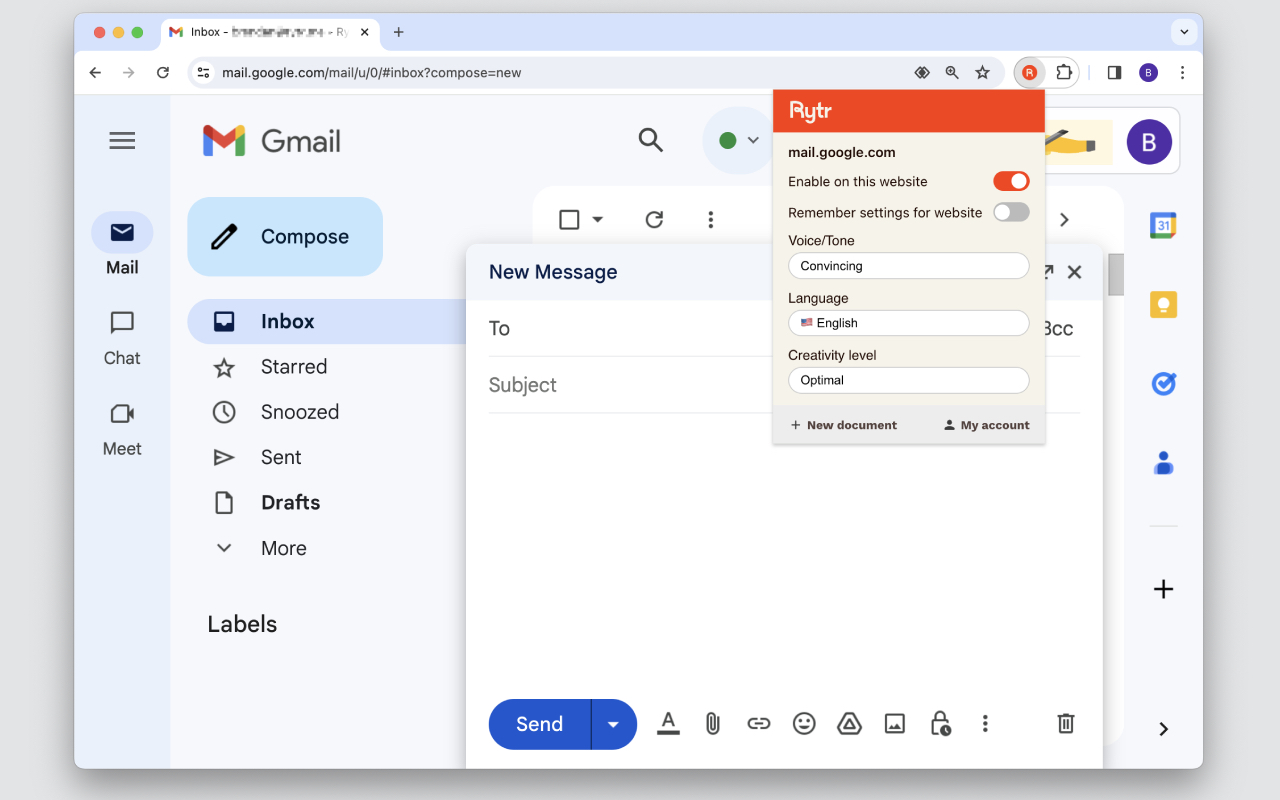 Rytr - AI powered writing assistant
