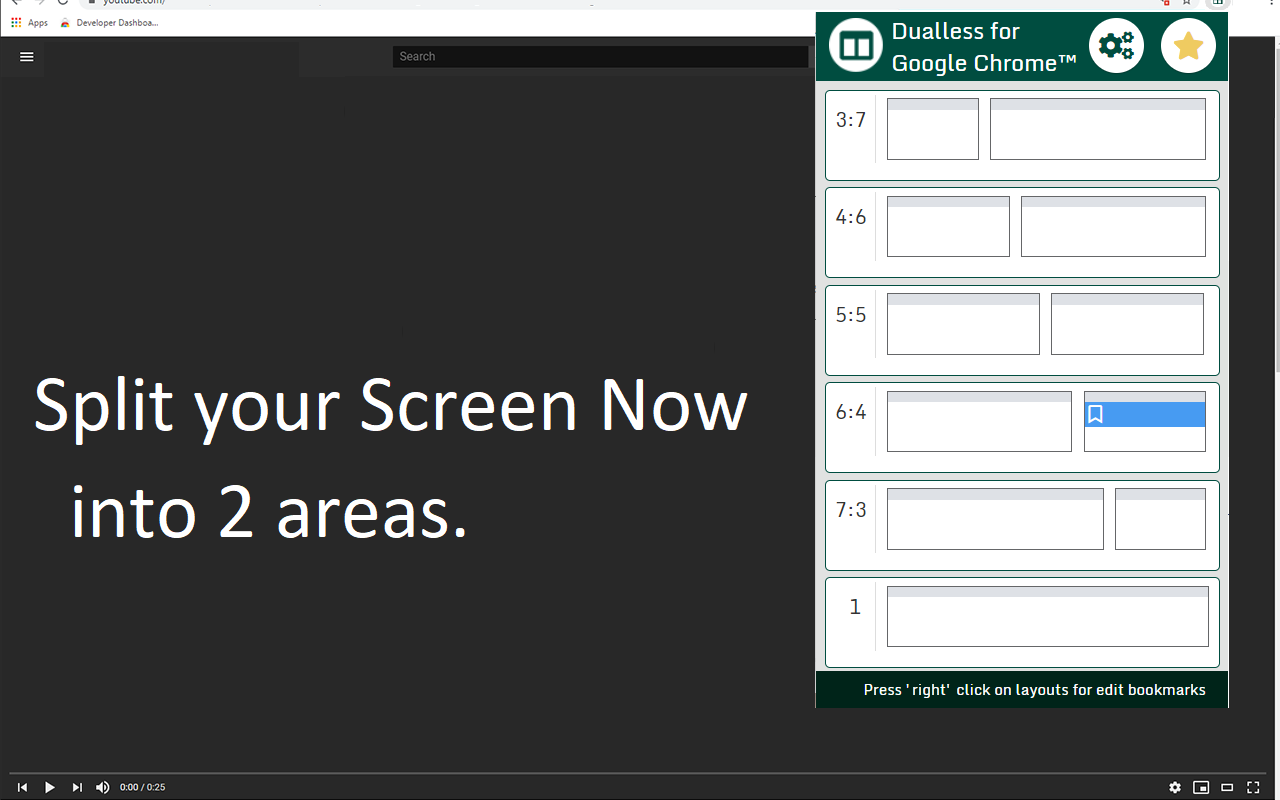 Dualless for Google Chrome™