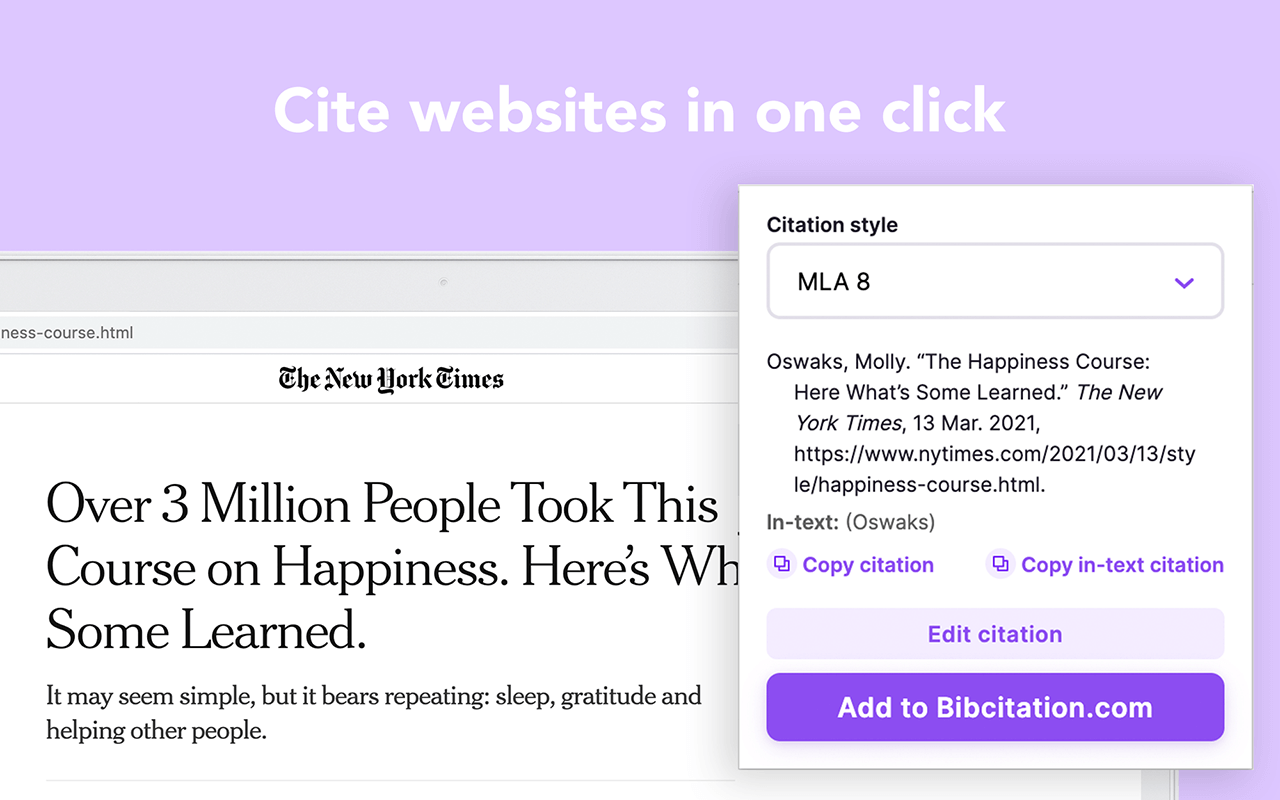 Bibcitation Bibliography & Citation Generator