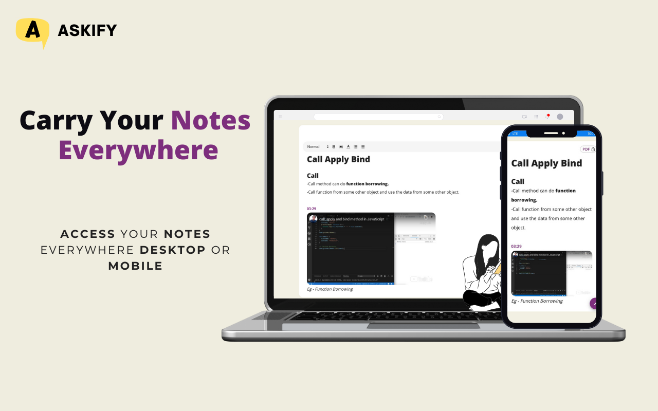 Askify - Youtube Notes