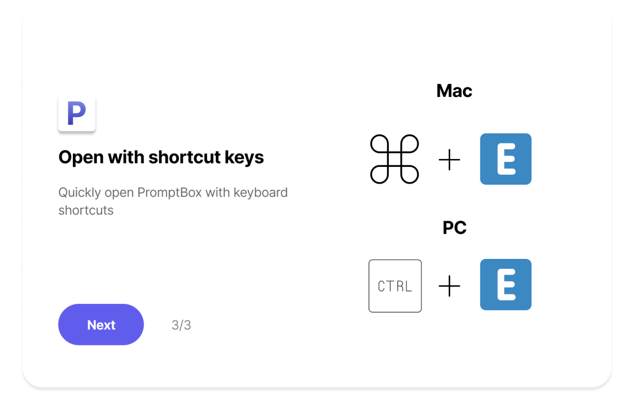 PromptBox: Organize frequently used text