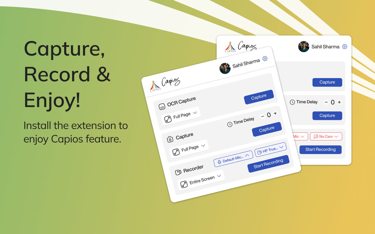 Capios - OCR, Screenshot & Video Capture Tool
