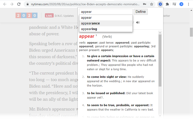 即时词典: GoodWordGuide.com