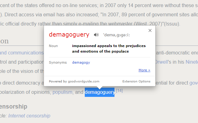 即时词典: GoodWordGuide.com
