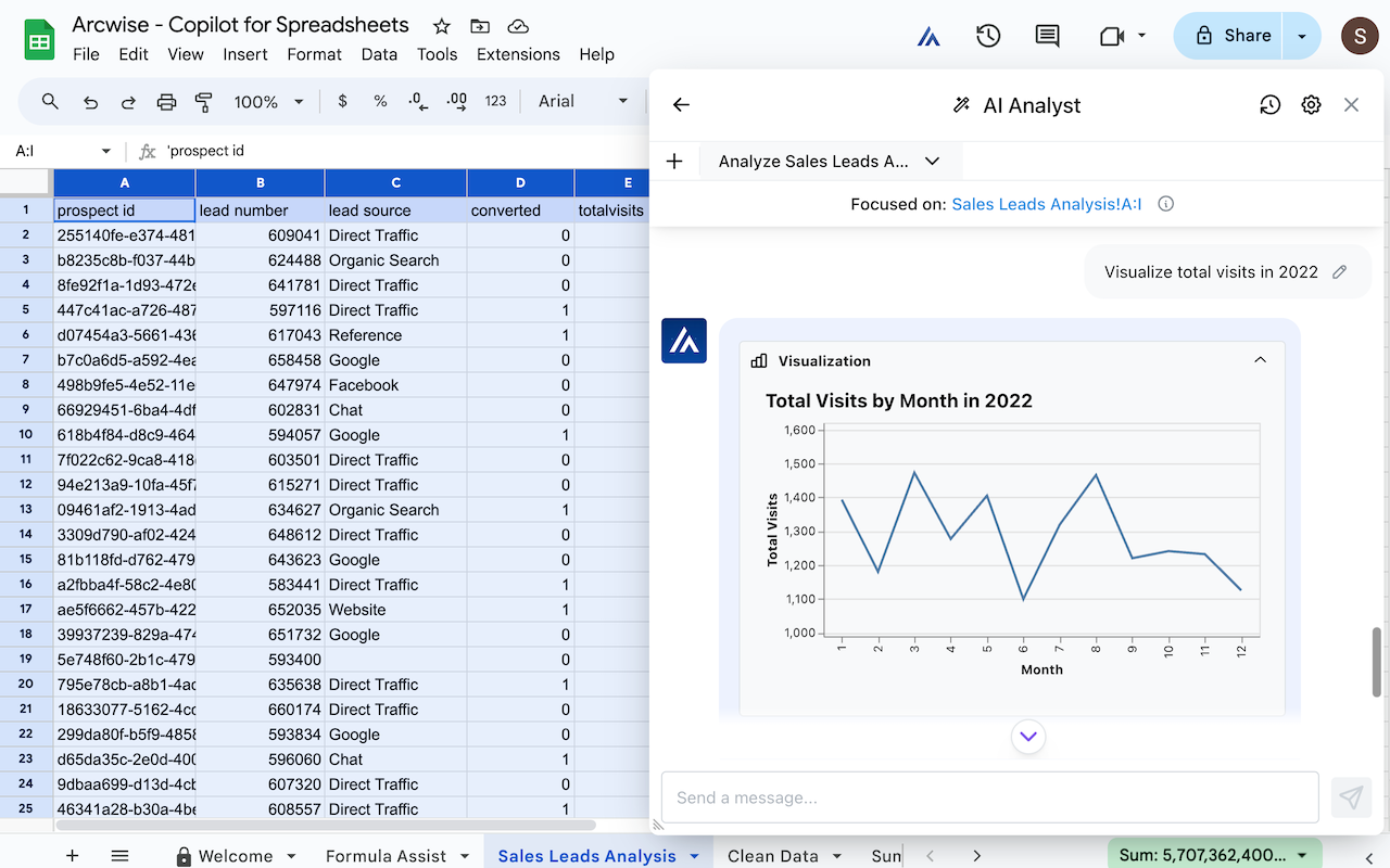 AI Copilot for Sheets - by Arcwise