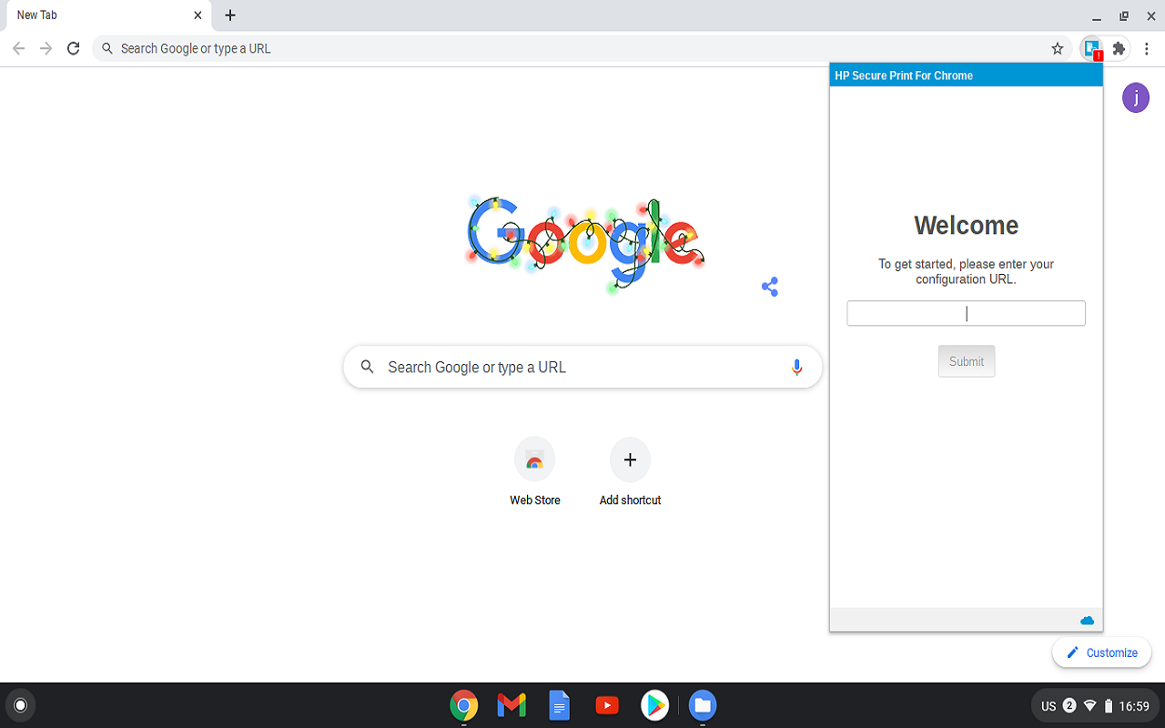 HP Secure Print For Chrome