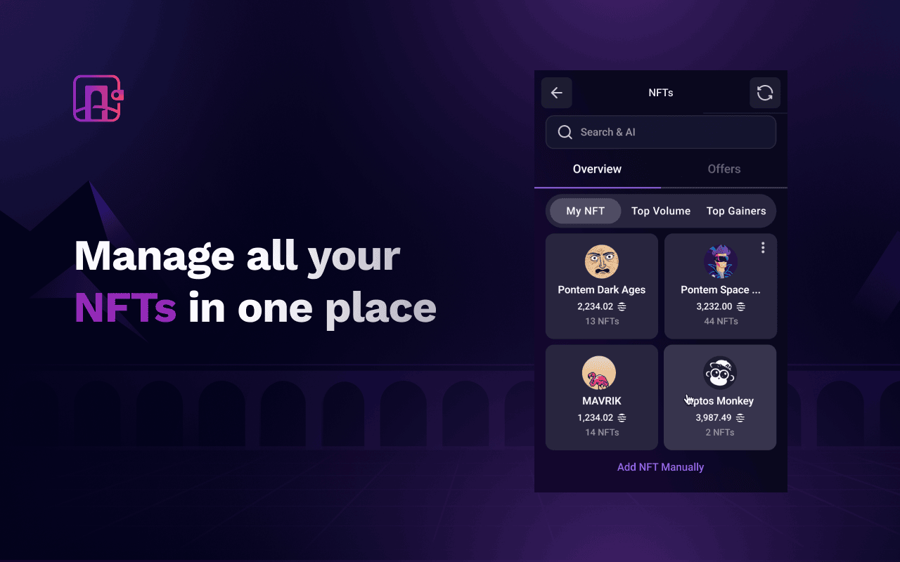 Pontem Crypto Wallet - Eth, Sol, BTC +