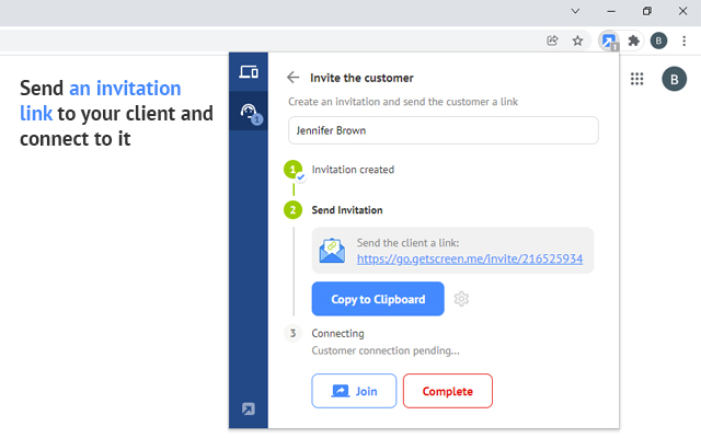 Getscreen.me - Remote Desktop Access