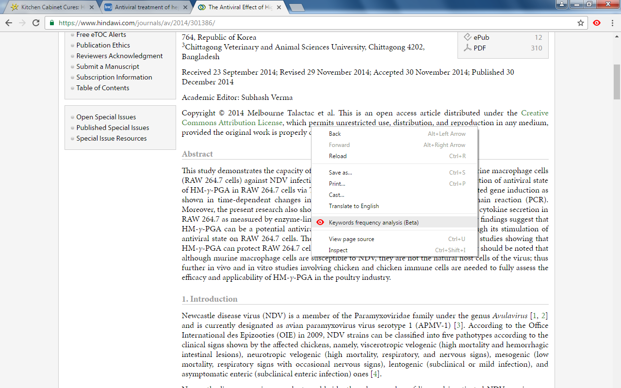 Science Research Assistant
