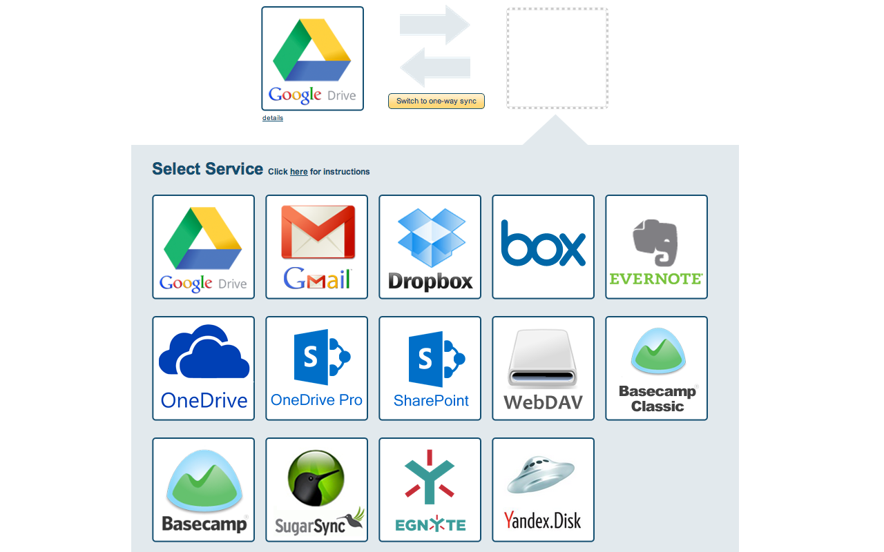 Backup and Sync Google Drive to other clouds