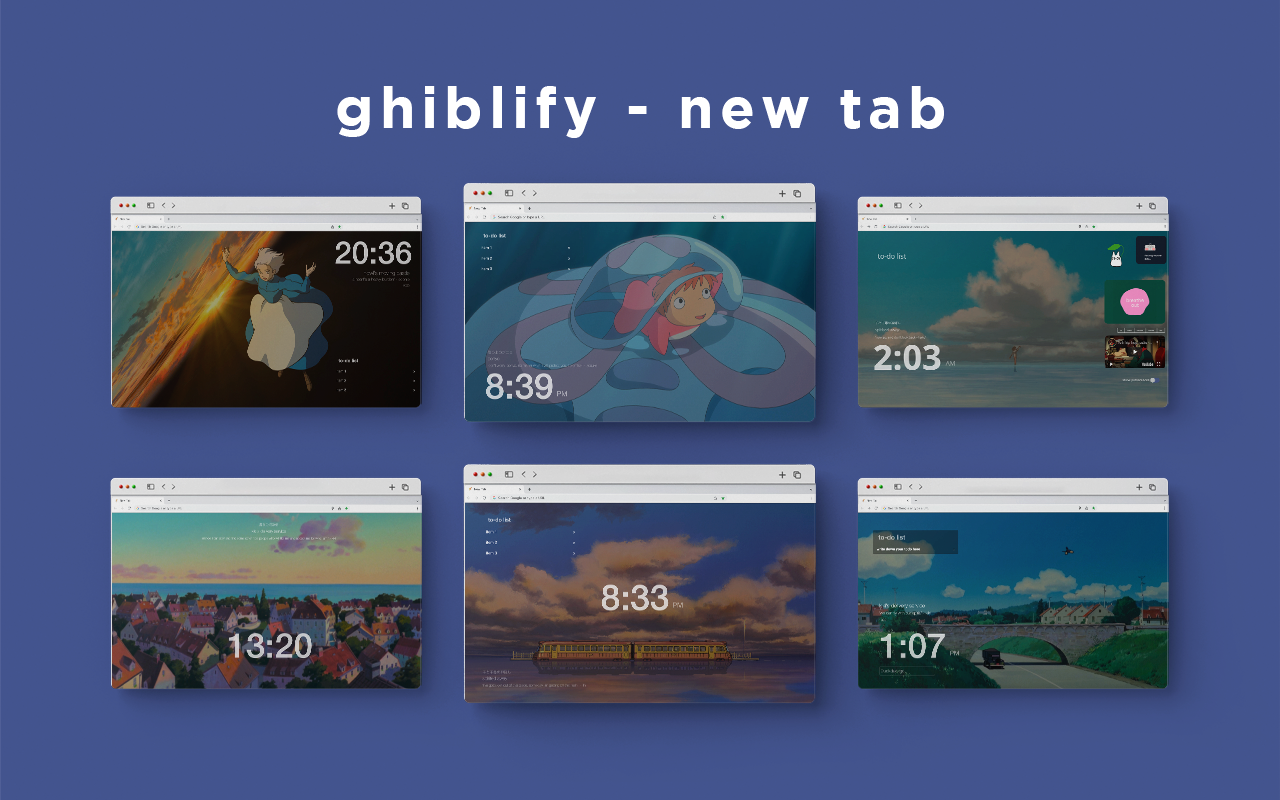 ghiblify - new tab