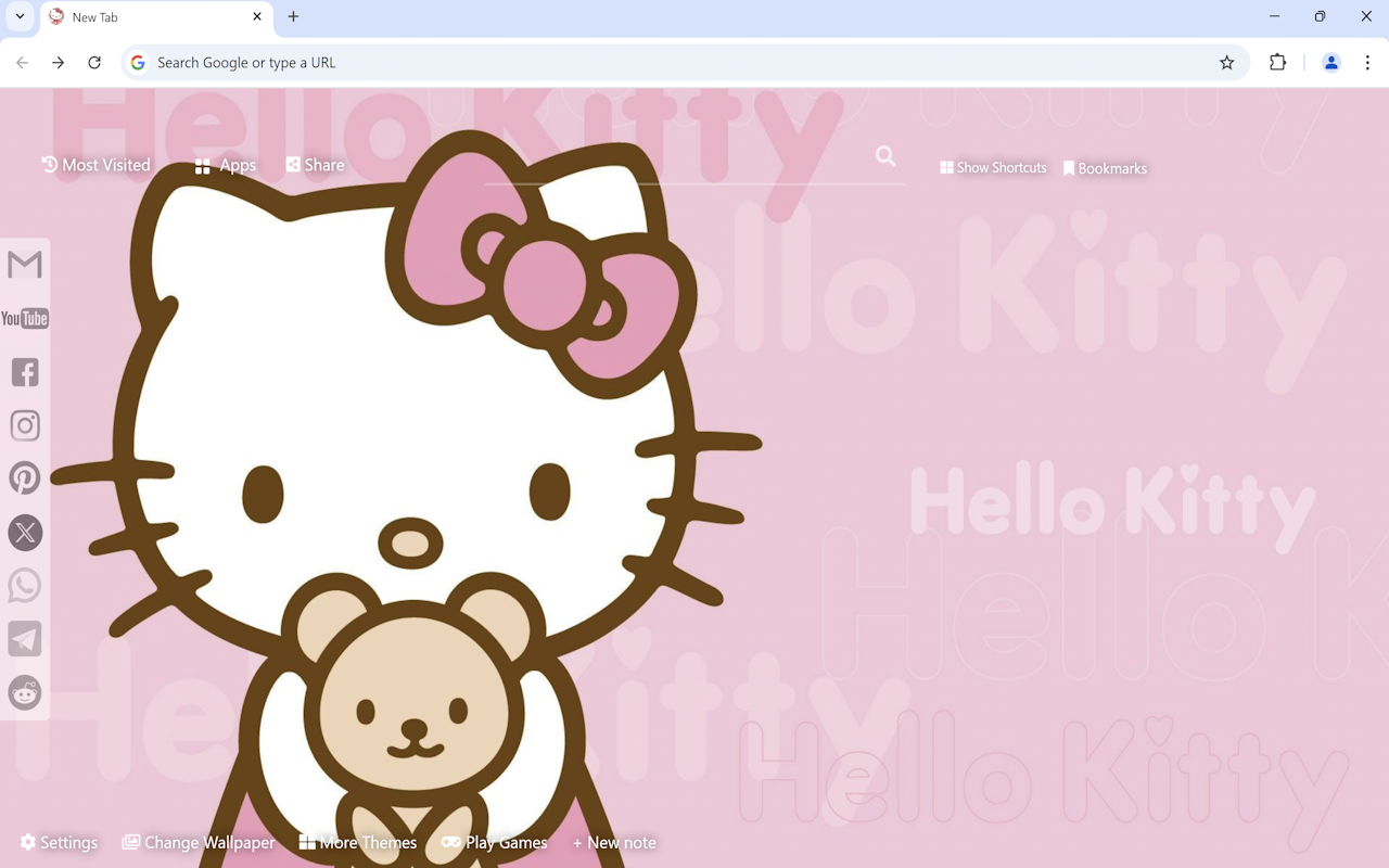 Hello Kitty Wallpaper New Tab