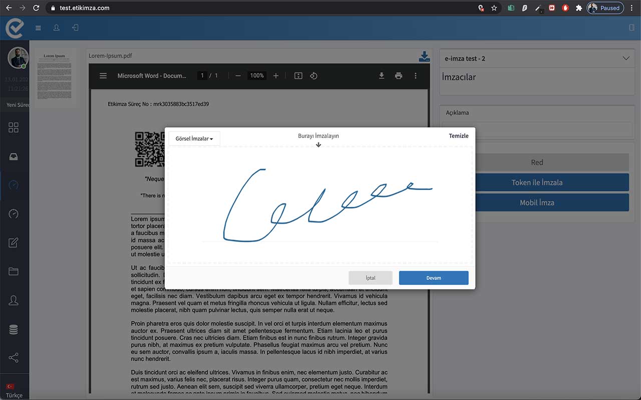 Etikimza Smartcard Extension