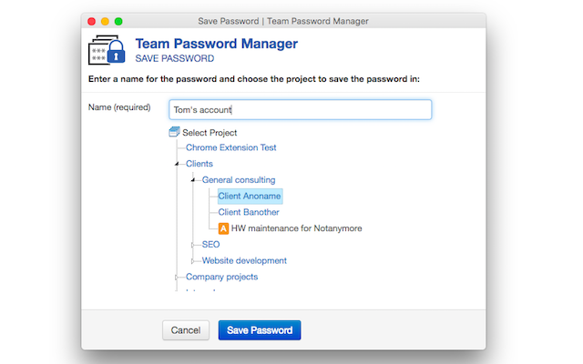 Team Password Manager