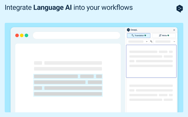 DeepL：人工智能翻译器和写作助手