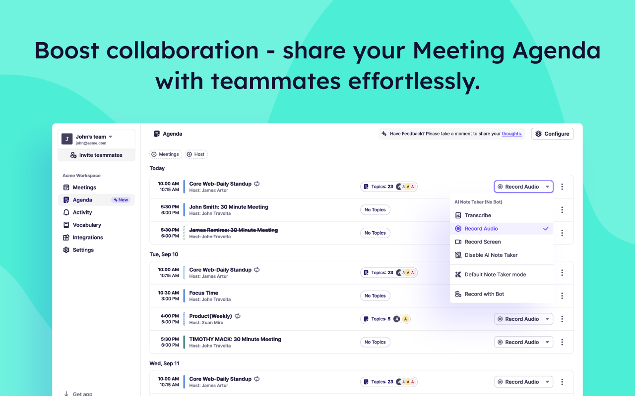 Krisp: AI Note Taker for Meet, Zoom, Teams
