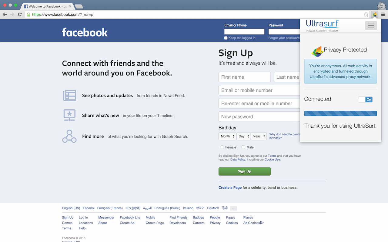 UltraSurf Security, Privacy & Unblock