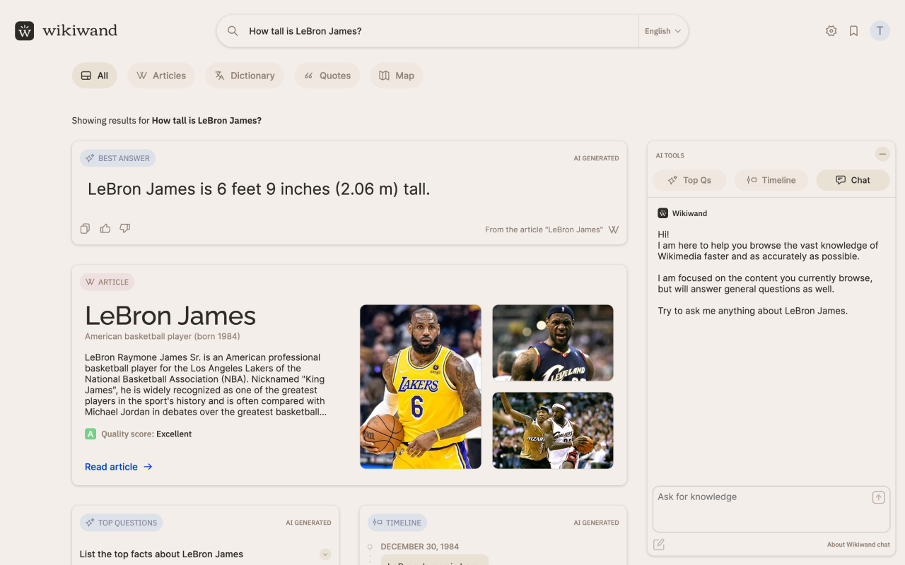 Wikiwand - Elevate Wikipedia with AI
