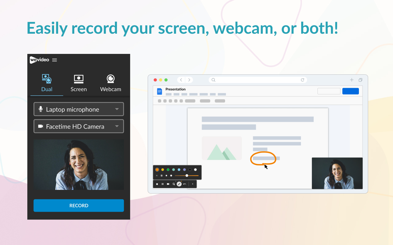 WeVideo Screen & Webcam Recorder