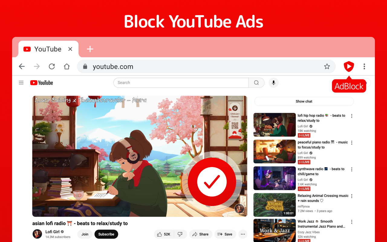 AdBlock Max: Ad Blocker for YouTube