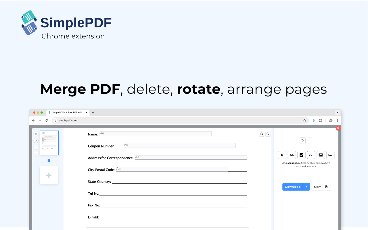SimplePDF - Edit, Sign and Fill PDF