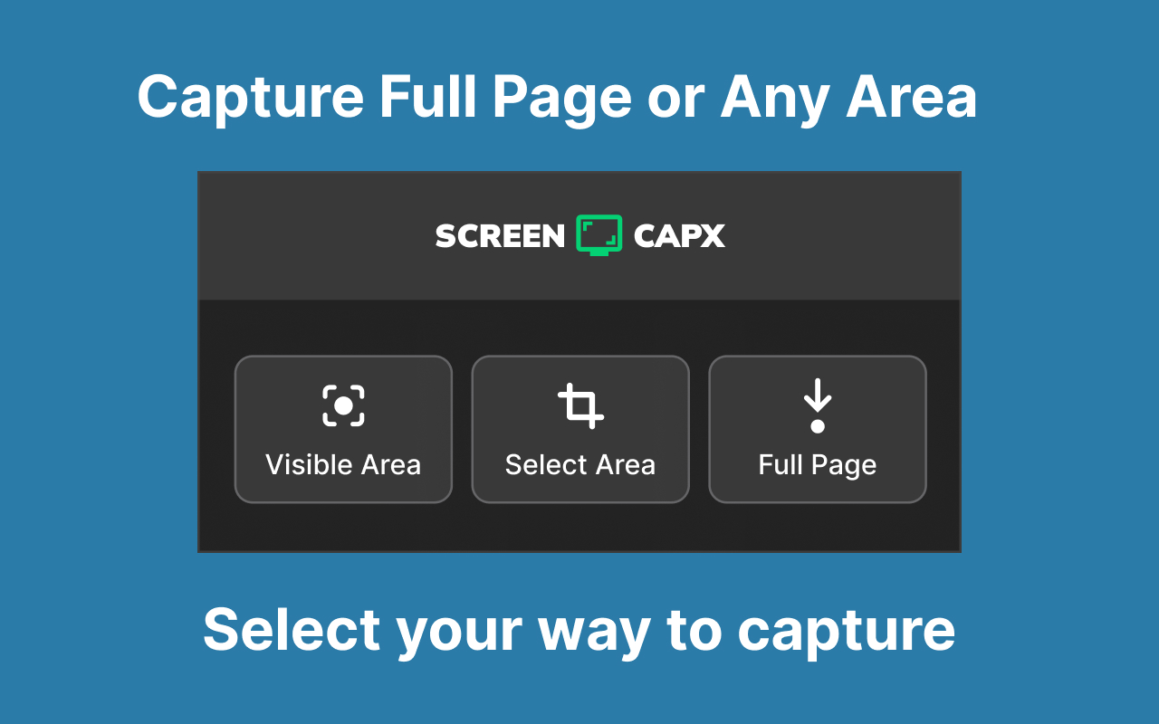 ScreenCapX - Full Page Screenshot