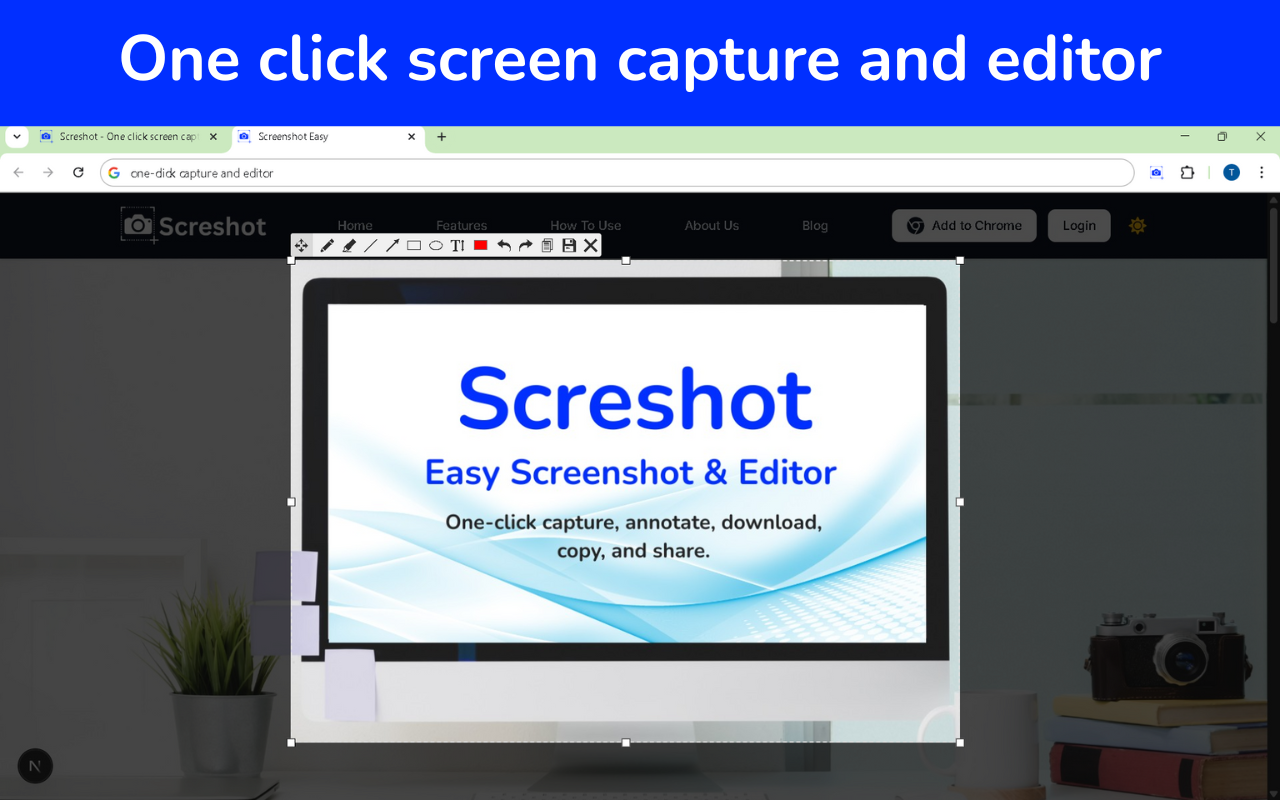 Screshot - One click screen capture and editor