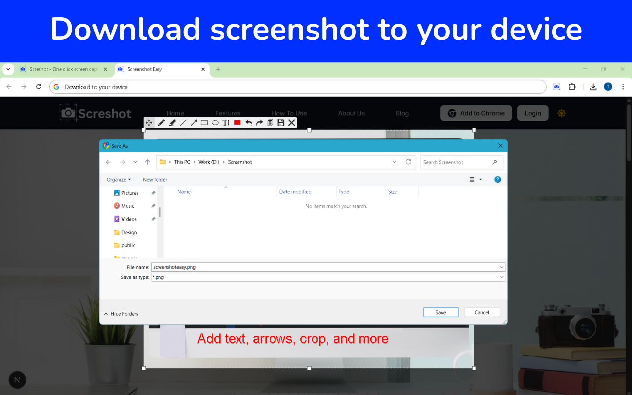 Screshot - One click screen capture and editor