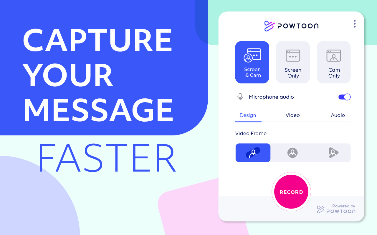 Powtoon Capture - Screen and Webcam Recorder