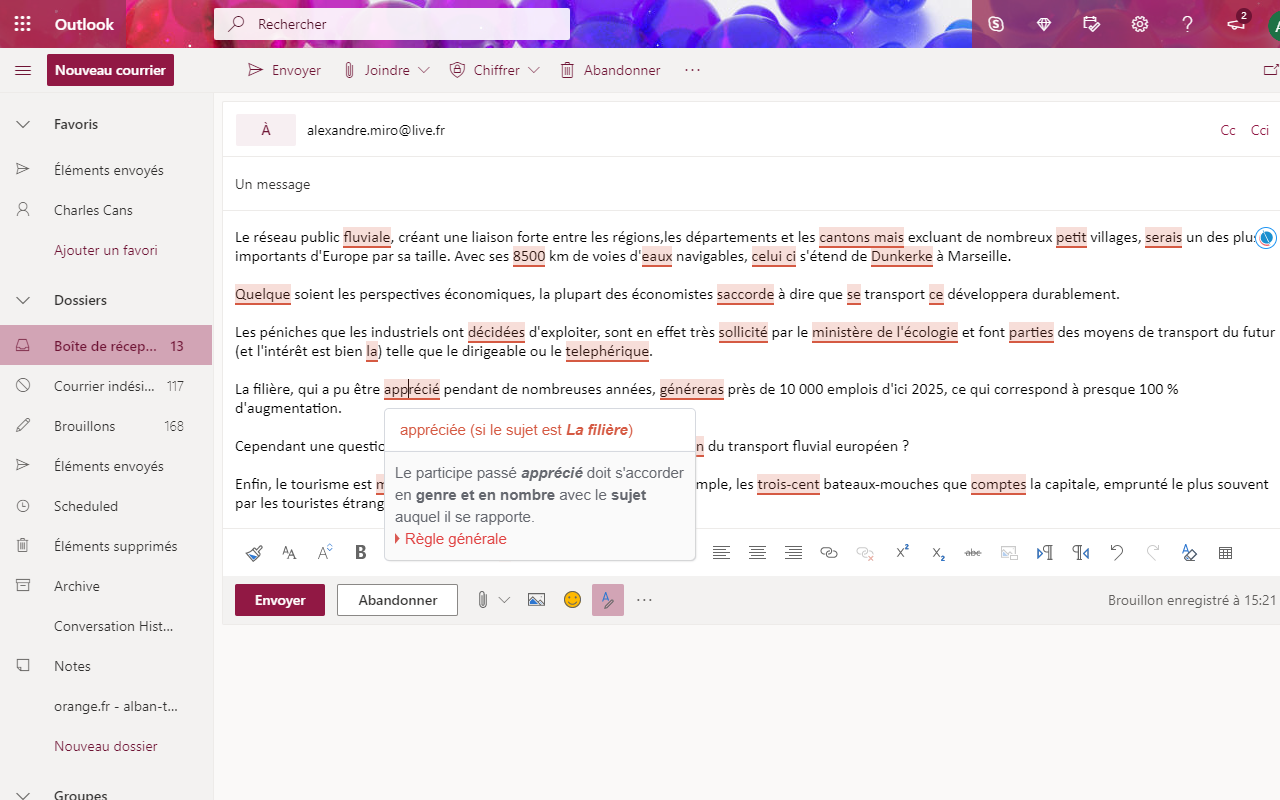 Scribens : correcteur d'orthographe puissant