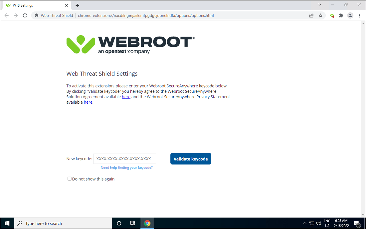 Web Threat Shield