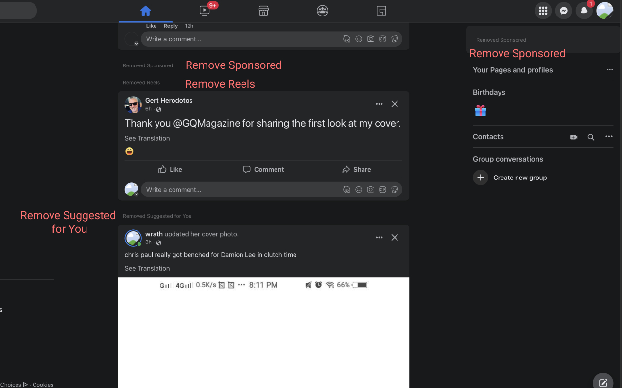 ESUIT | AD Blocker for Facebook™
