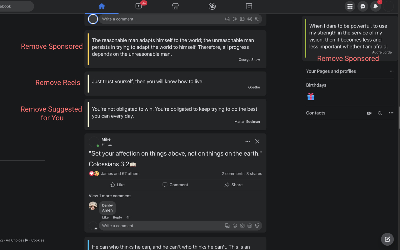 ESUIT | AD Blocker for Facebook™