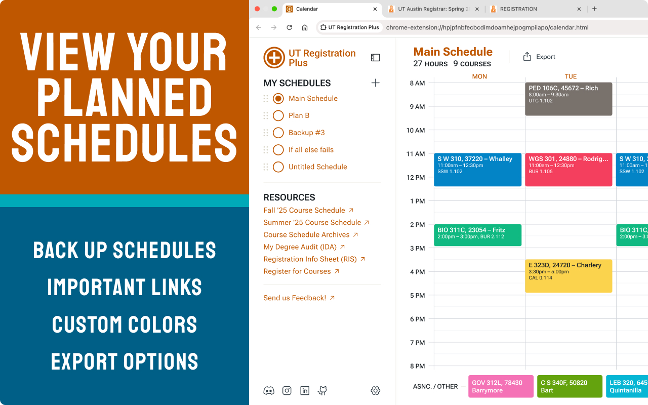 UT Registration Plus