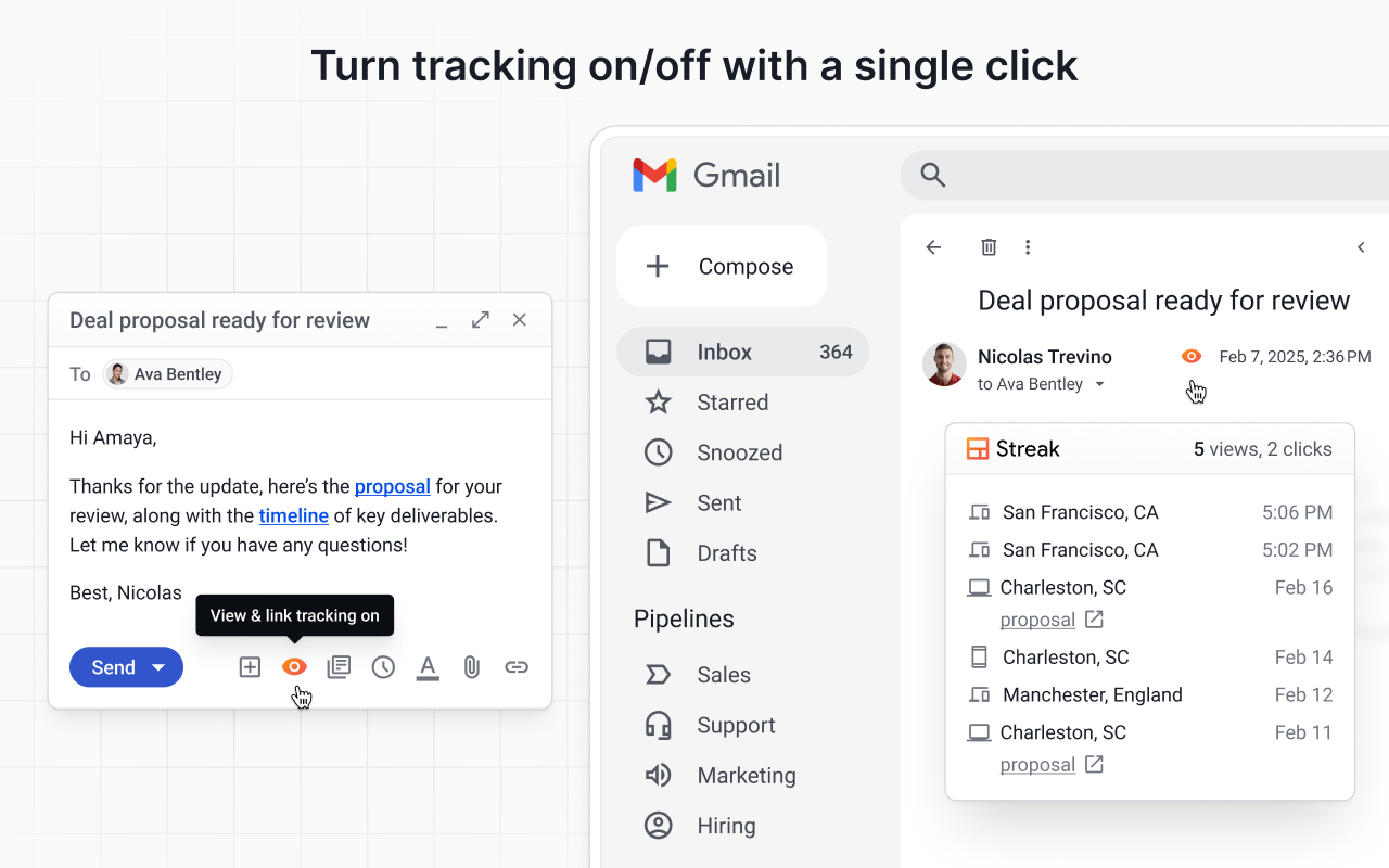 Streak Email Tracking for Gmail