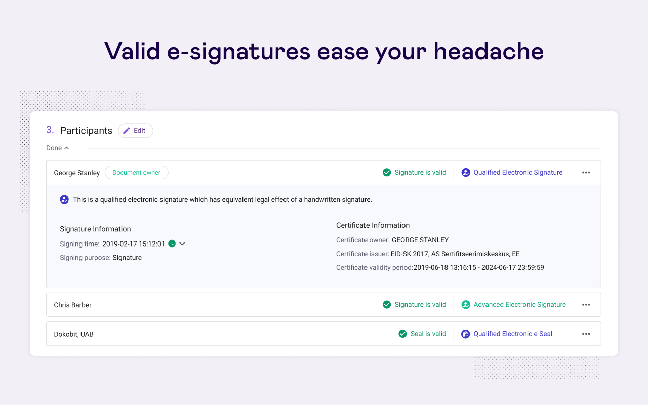 Dokobit e-signing and e-identification