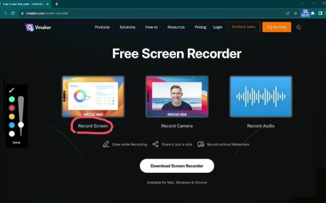 Vmaker - Free Screen Recorder