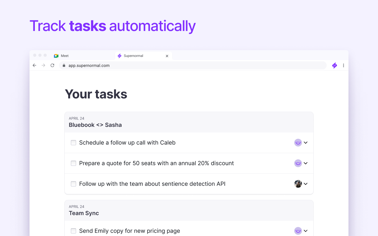 Supernormal: AI Meeting Notes