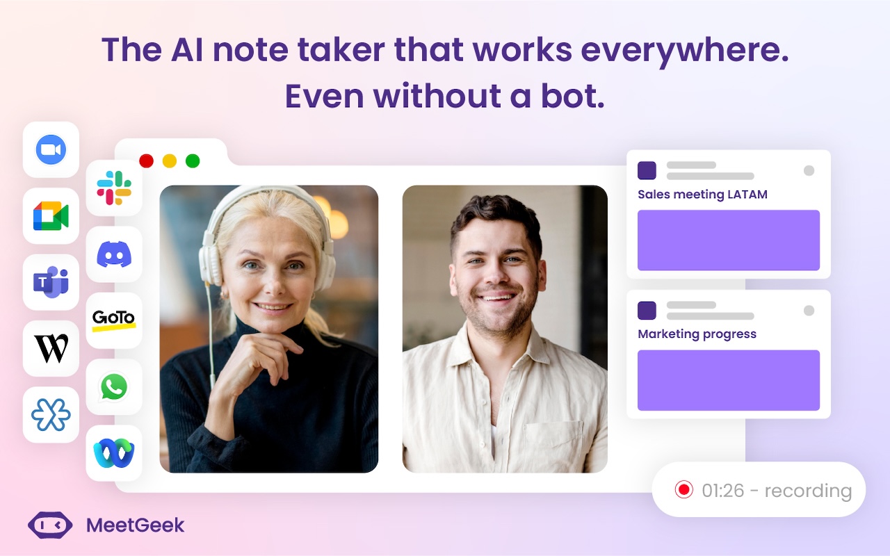 MeetGeek: AI Meeting Notes, Transcripts & Screen Recording