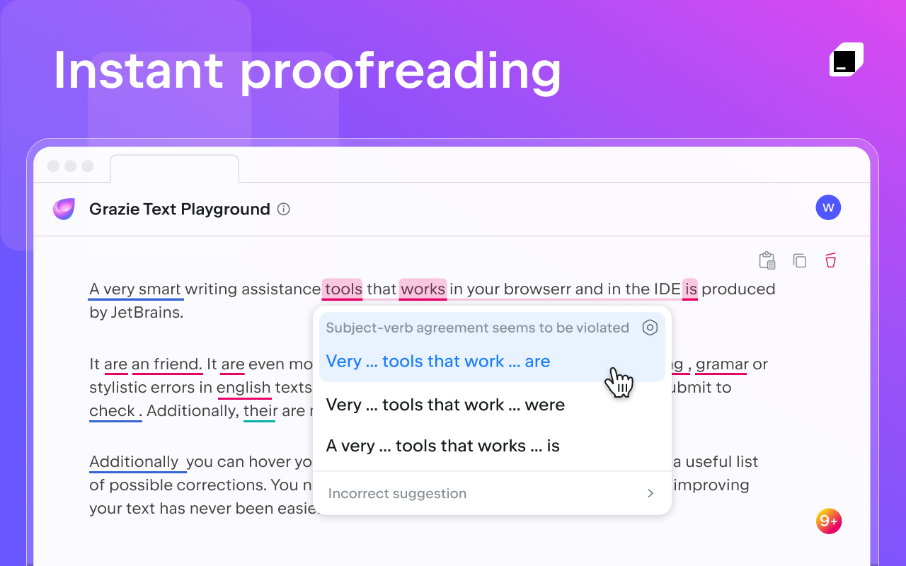 JetBrains Grazie: AI Writing Companion