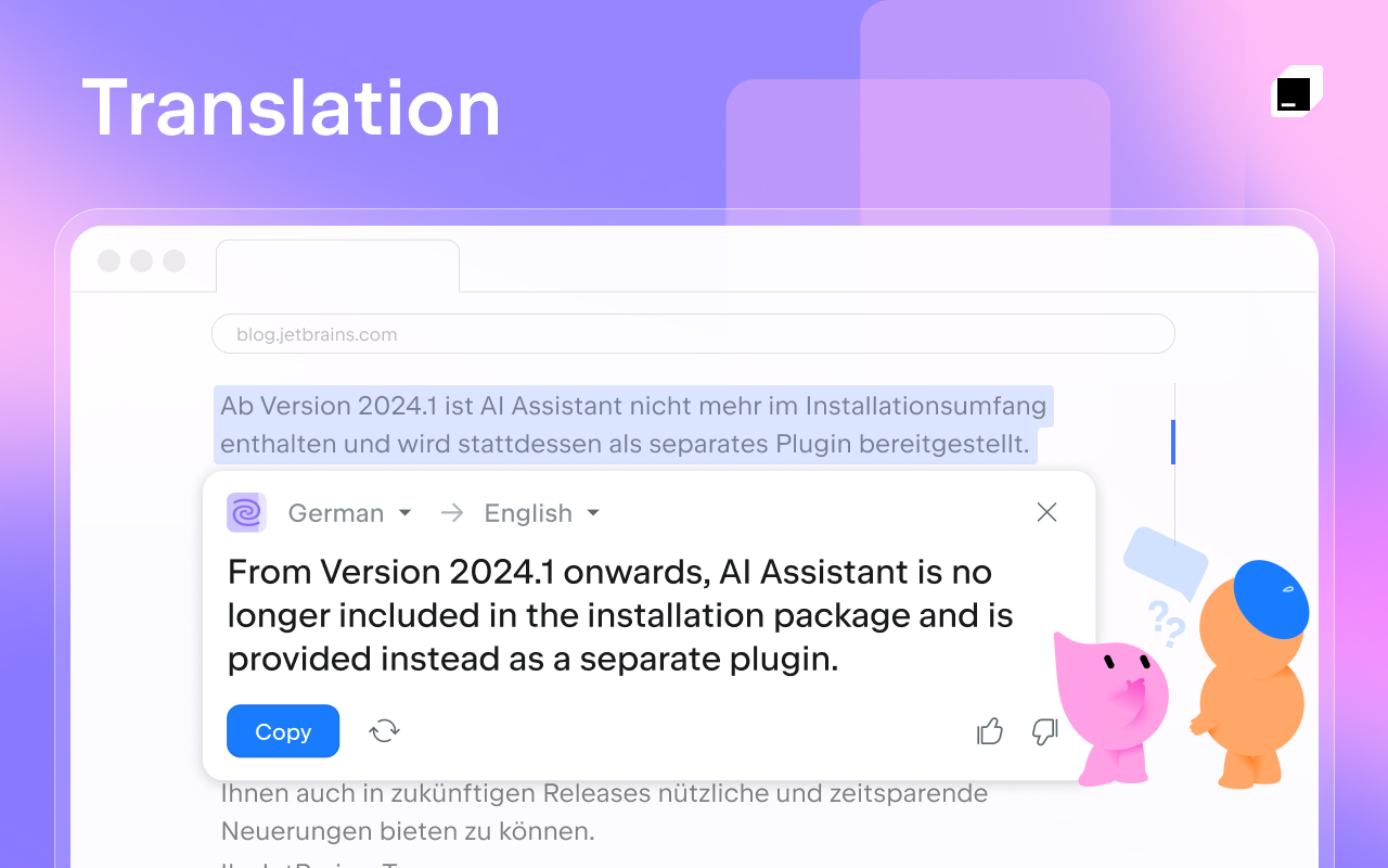 JetBrains Grazie: AI Writing Companion
