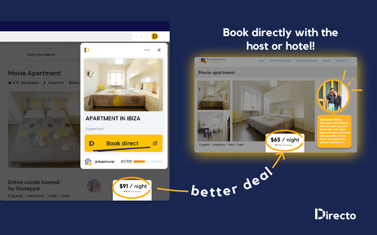 Directo - Travel Deals - Save on Fees