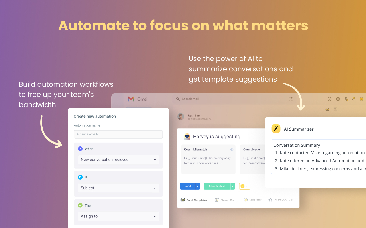 Hiver: AI-powered customer service platform